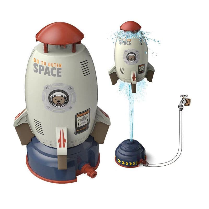 image-Rocket Launcher Toys Outdoor Rocket Water Pressure Lift Sprinkler Toy Fun Interaction In Garden Lawn Water Spray Toys For Kids Summer Gadgets