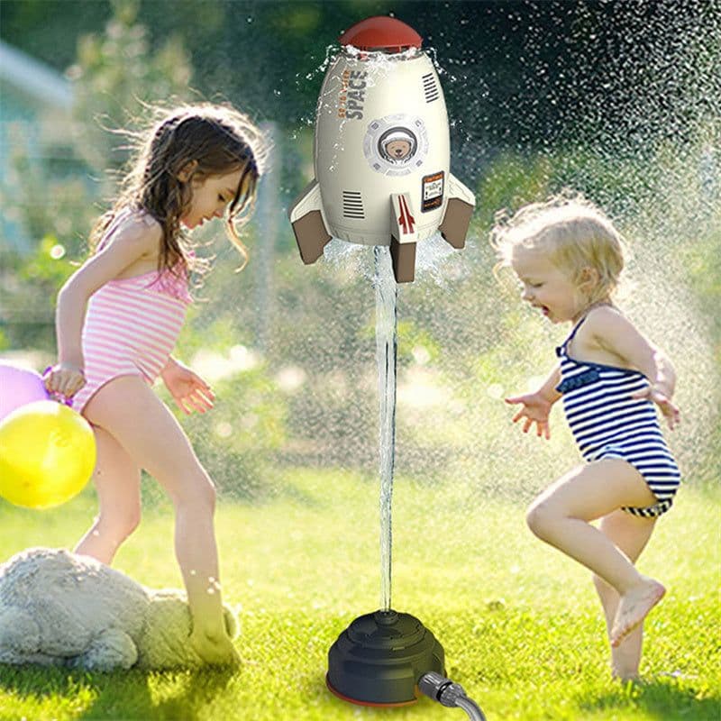 image-Rocket Launcher Toys Outdoor Rocket Water Pressure Lift Sprinkler Toy Fun Interaction In Garden Lawn Water Spray Toys For Kids Summer Gadgets