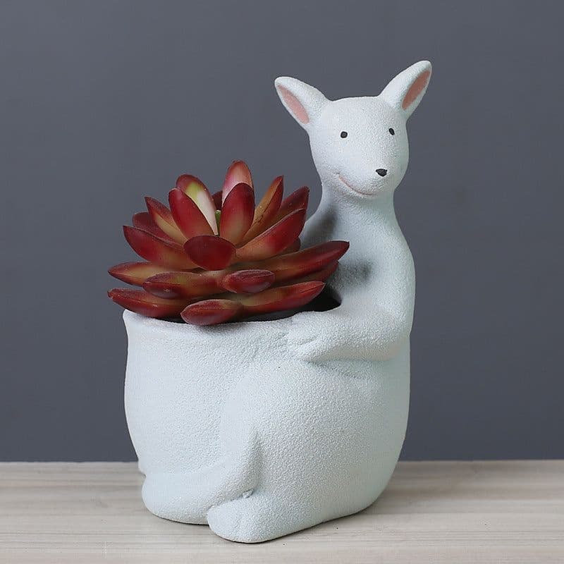 image-Scandinavian Gardening Succulent Cartoon Ceramic Flower Pot