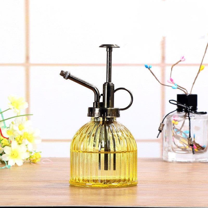 image-Relief Vintage Glass Watering Can Gardening Household