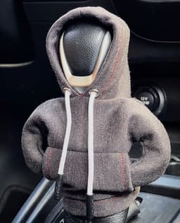 image-Universal Gear Knob Cover Hoodies Handle Cover Gear Grip Handle Knob Creativity Sweatshirt Nonslip Car Decoration