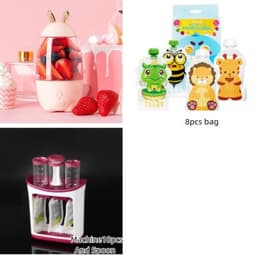 image-Cute Portable Blender Electric Juicer Home Office Student Juice Machine Multifunctional