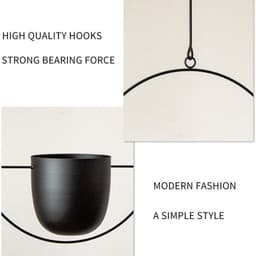 image-Iron Hanging Hydroponic Plant Hanging Orchid Pots