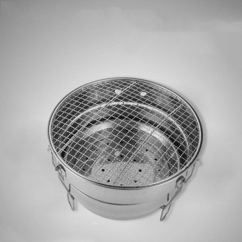 image-Outdoor Portable Stainless Steel Foldable Grill