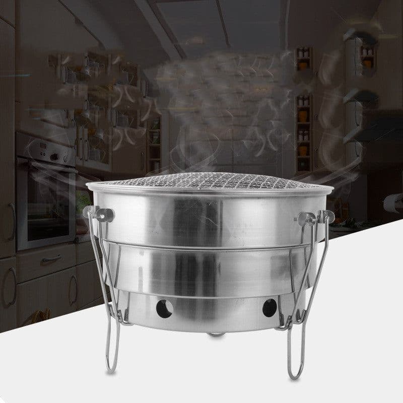 image-Outdoor Portable Stainless Steel Foldable Grill