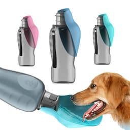 image-800ml Dogs Water Bottle Portable High Capacity Leakproof Pet Foldable Drinking Bowl Golden Retriever Outdoor Walking Supplies Pet Products