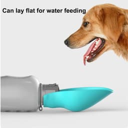 image-800ml Dogs Water Bottle Portable High Capacity Leakproof Pet Foldable Drinking Bowl Golden Retriever Outdoor Walking Supplies Pet Products