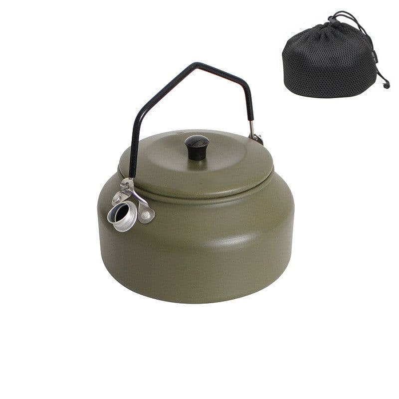 image-Outdoor Camping Kettle Portable Aluminum Alloy