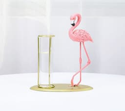 image-Room Decoration Girls Bedroom Flamingo Hydroponic Decoration