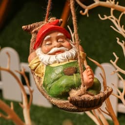 image-Cross-border Resin Pendants White Beard Old Farmer Leg Dwarf Gardening In Stock And Ready To Ship