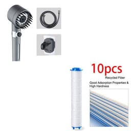 image-3 Modes Shower Head High Pressure Showerhead Portable Filter Rainfall Faucet Tap Bathroom Bath Home Innovative Accessories