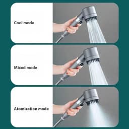 image-3 Modes Shower Head High Pressure Showerhead Portable Filter Rainfall Faucet Tap Bathroom Bath Home Innovative Accessories