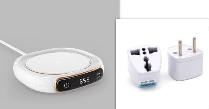 image-Coffee Mug Warmer Warm Coaster Smart Heating Cup Thermal Insulation Constant Temperature Coaster Heating Pad Desktop