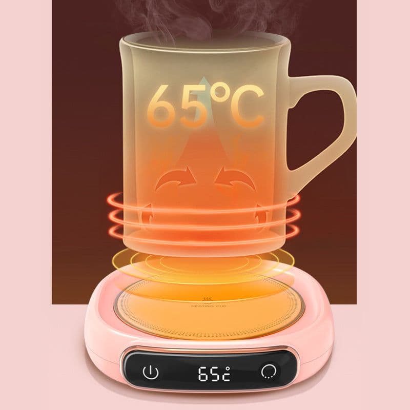 image-Coffee Mug Warmer Warm Coaster Smart Heating Cup Thermal Insulation Constant Temperature Coaster Heating Pad Desktop