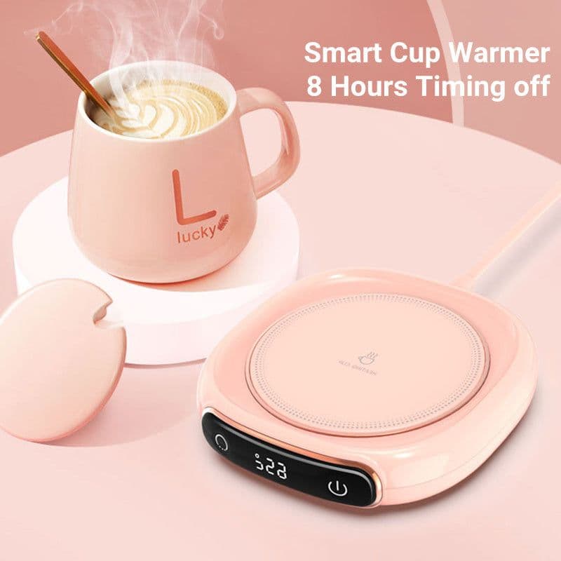 image-Coffee Mug Warmer Warm Coaster Smart Heating Cup Thermal Insulation Constant Temperature Coaster Heating Pad Desktop