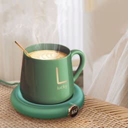 image-Coffee Mug Warmer Warm Coaster Smart Heating Cup Thermal Insulation Constant Temperature Coaster Heating Pad Desktop