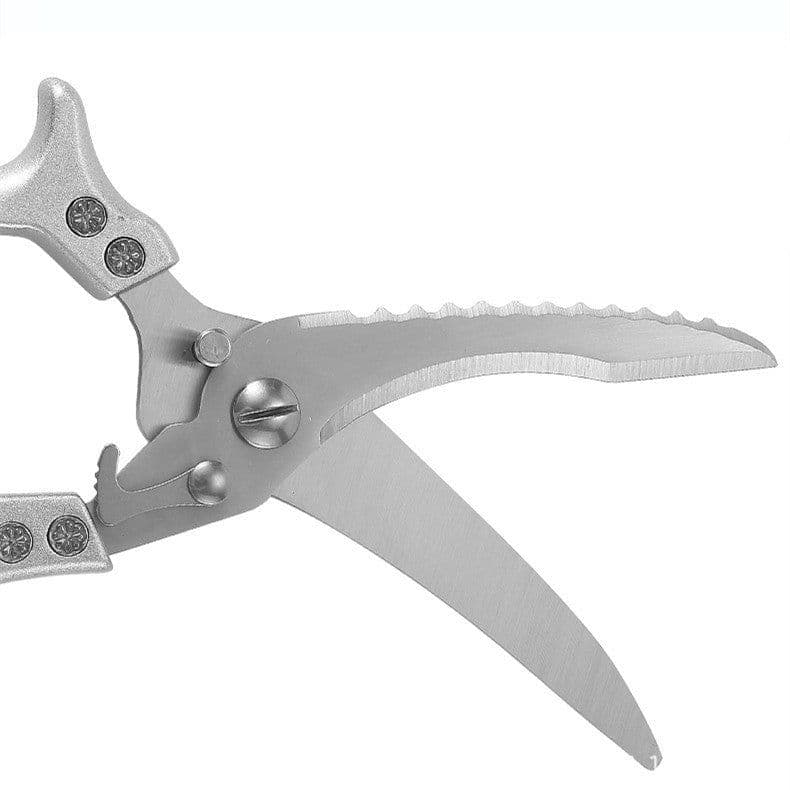 image-Kitchen Multifunctional Stainless Steel Bone Removal Scissors