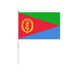 image-Mini Flag of Eritrea in several sizes 100% polyester