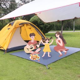 image-Outdoor Moisture-resistant And Wear-resistant Oxford Camping Waterproof Tent Ground Cloth
