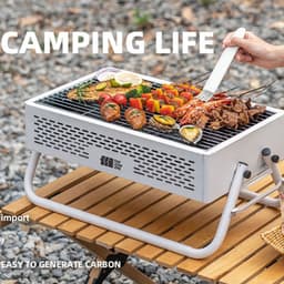 image-Portable Portable Folding Outdoor Grill
