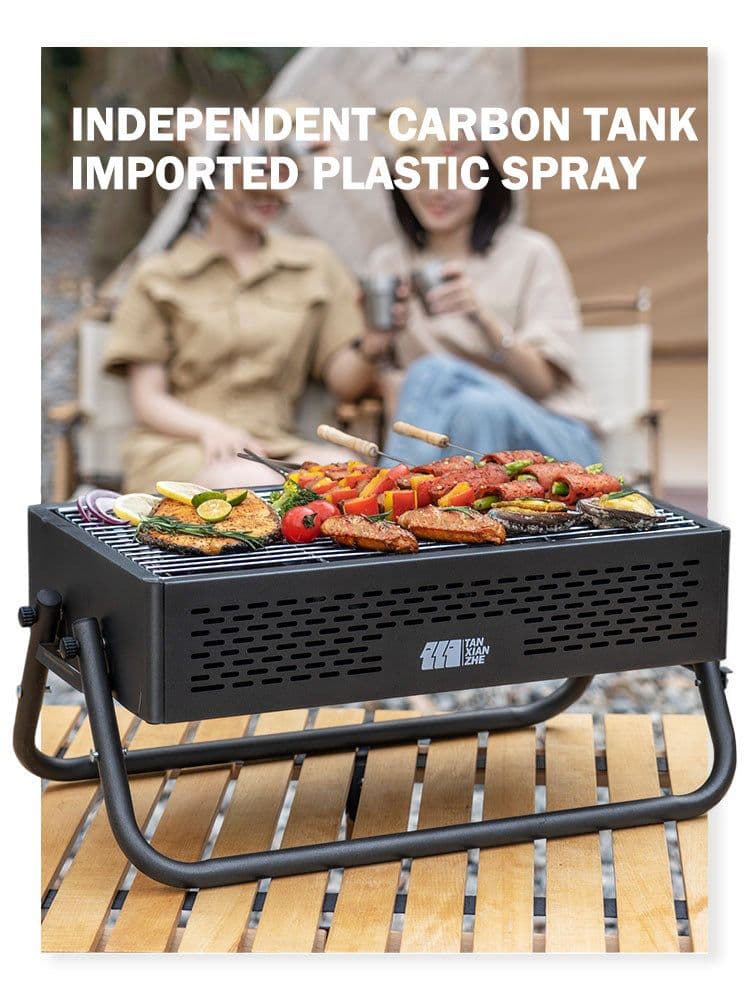 image-Portable Portable Folding Outdoor Grill