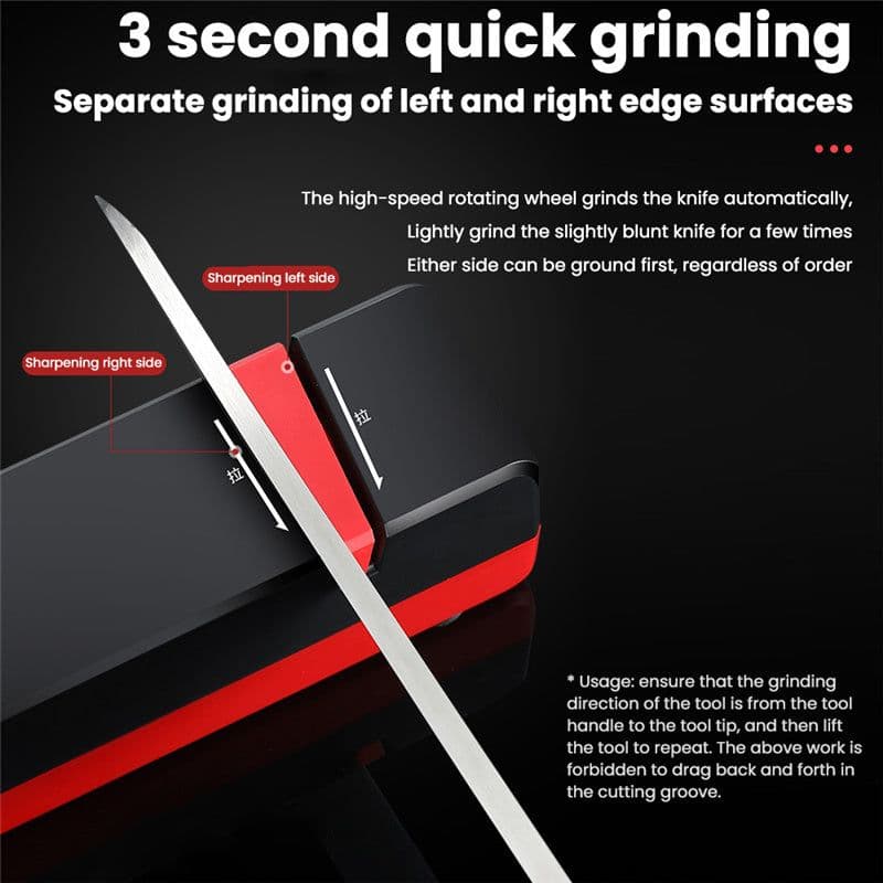 image-Electric Knife Sharpener Fully Automatic Household Multifunctional
