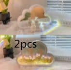 image-Tulip Night Lamp DIY Material Cloud Tulips Night Lamp Decorative Mirrors Photo Frame LED Table Lights Korean Creative Desk Bedroom Handmade Birthday Gifts