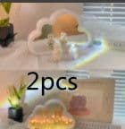 image-Tulip Night Lamp DIY Material Cloud Tulips Night Lamp Decorative Mirrors Photo Frame LED Table Lights Korean Creative Desk Bedroom Handmade Birthday Gifts
