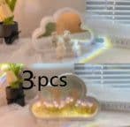 image-Tulip Night Lamp DIY Material Cloud Tulips Night Lamp Decorative Mirrors Photo Frame LED Table Lights Korean Creative Desk Bedroom Handmade Birthday Gifts