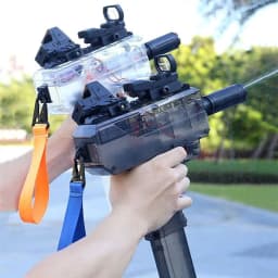 image-Uzi Electric Burst Water Gun Children's Powerful Water Gun Toy Fully Automatic Range Long Spray Outdoor Toy Water Gun