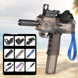 image-Uzi Electric Burst Water Gun Children's Powerful Water Gun Toy Fully Automatic Range Long Spray Outdoor Toy Water Gun