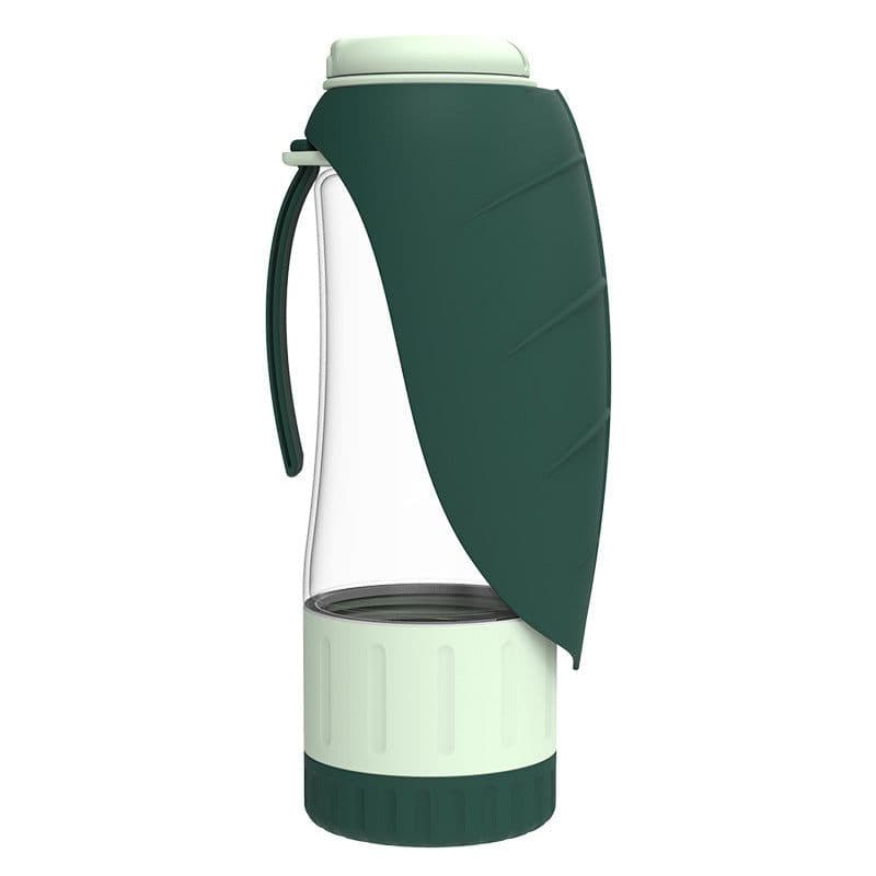 image-2 In 1 Multifunction Pet Dog Water Bottle Silicone Foldable Portable Puppy Food Bowl Drinking Dispenser Travel Labrador Supplies Pet Products