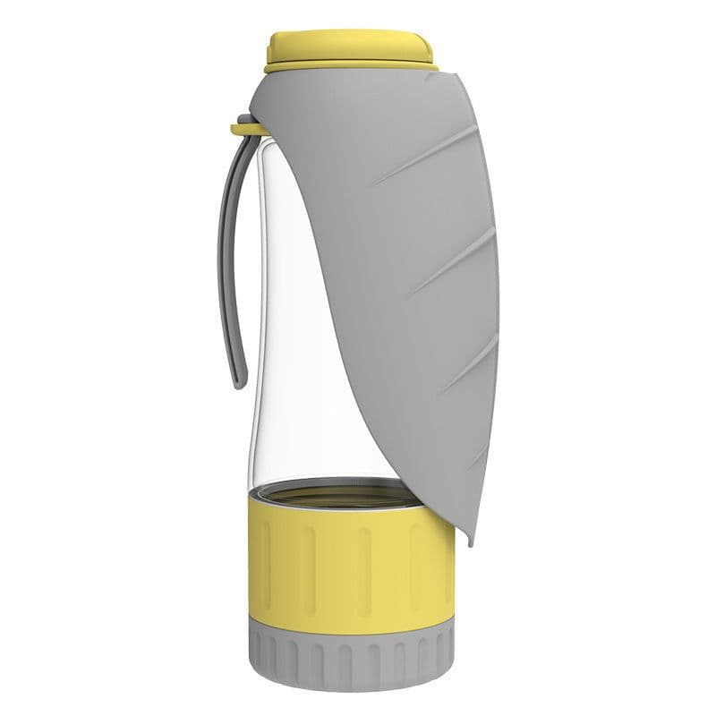 image-2 In 1 Multifunction Pet Dog Water Bottle Silicone Foldable Portable Puppy Food Bowl Drinking Dispenser Travel Labrador Supplies Pet Products