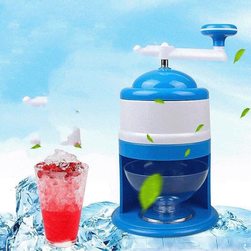 image-Portable Manual Ice Crushers Hand Crank Ice Shaver Shave Ice Machine Smoothie Maker Household Kitchen Bar Ice Blender Drink Tool Summer Gadgets
