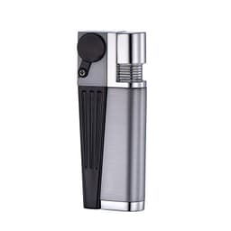 image-Encendedor Pipe Lighter Creative Foldable Metal Lighter Pipe Combination Portable Folding Pipe Lighter Smoking Men's Smoking Gadget