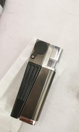 image-Encendedor Pipe Lighter Creative Foldable Metal Lighter Pipe Combination Portable Folding Pipe Lighter Smoking Men's Smoking Gadget