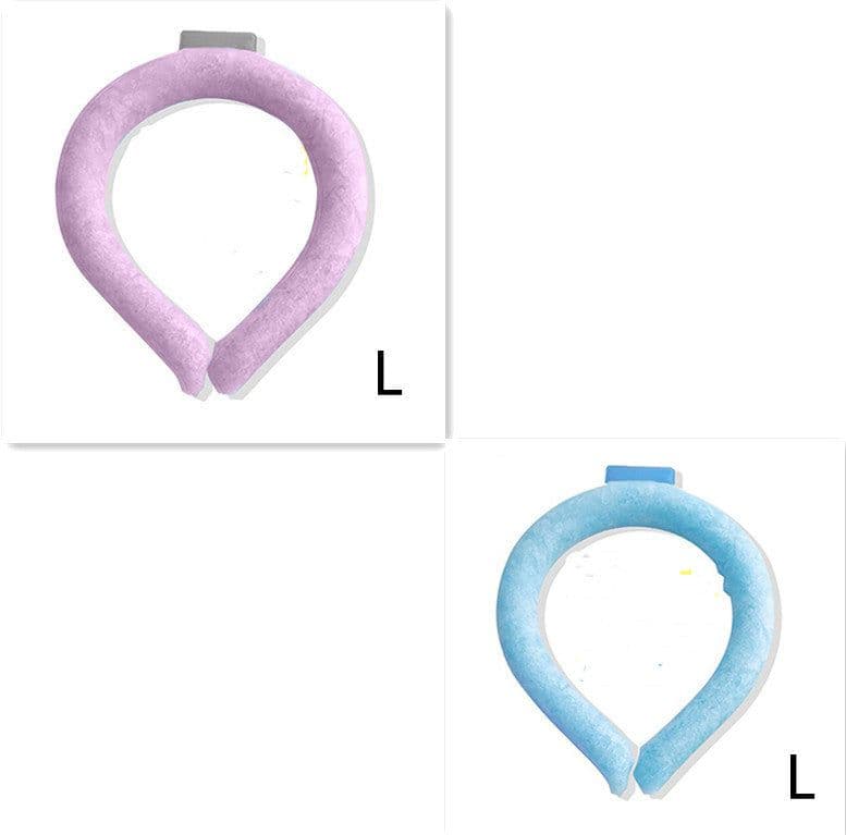 image-Neck Cooling Ring Ice Cushion Tube Heatstroke Prevention Cooling Tube Ice Reusable Neck Cooler Summer Equipments