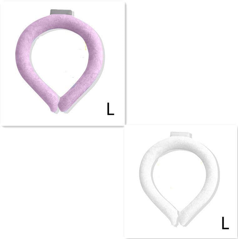 image-Neck Cooling Ring Ice Cushion Tube Heatstroke Prevention Cooling Tube Ice Reusable Neck Cooler Summer Equipments