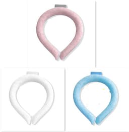 image-Neck Cooling Ring Ice Cushion Tube Heatstroke Prevention Cooling Tube Ice Reusable Neck Cooler Summer Equipments