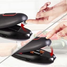 image-Electric Can Opener Automatic Jar Bottle Can Machine One Touch Portable Kitchen Hand Free Opening Opener Tool Gadgets