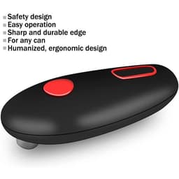 image-Electric Can Opener Automatic Jar Bottle Can Machine One Touch Portable Kitchen Hand Free Opening Opener Tool Gadgets