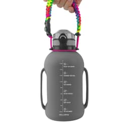 image-Large Capacity Water Cup Fitness Portable Roll Cup Food Grade Silicone Belly Cup Folding Outdoor Sports Water Bottle
