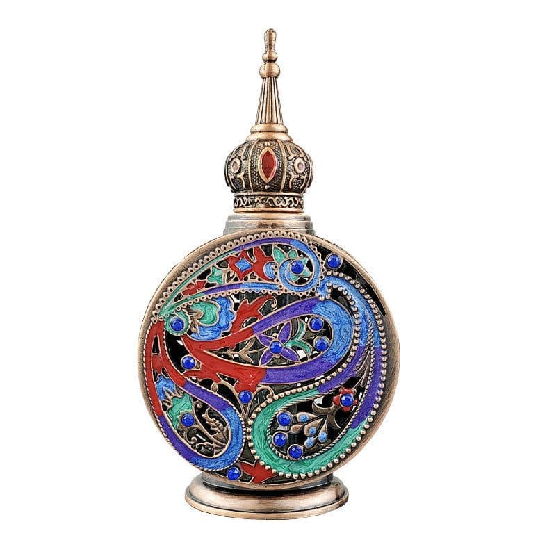 image-Vintage Perfume Glass Bottle Embroidery