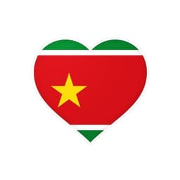 image-Flag of Guadeloupe heart sticker in several sizes