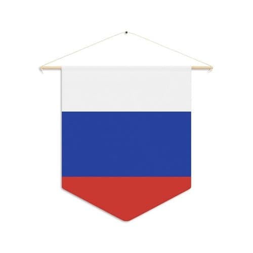 image-Flag of Russia Hanging Polyester Pennant