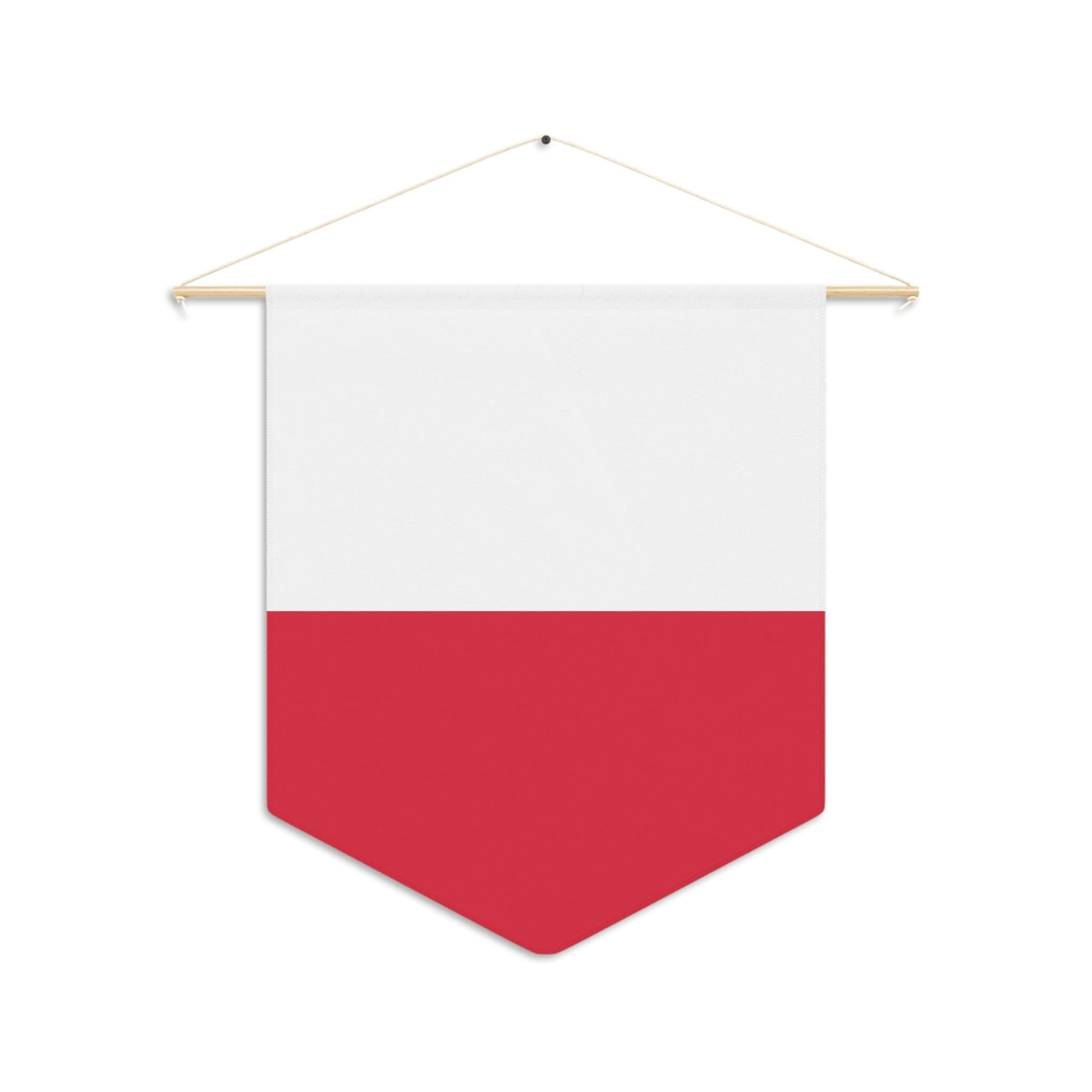 image-Flag of Poland pennant to hang in polyester