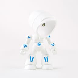 image-Cute LED Hero Table Lamp Mini Portable Cool Mecha Cute Robot Night Light Bedroom Home Decoration Kids Boys Gifts