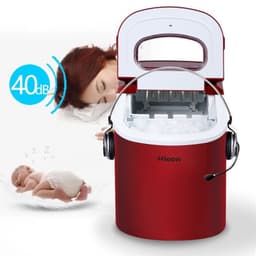 image-Household Small Ice Maker Milk Tea Shop Manual Water Filling