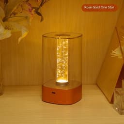 image-New LED Touch Atmosphere Light USB Charging Eye Protection Bedside Bedroom Lamp Bar Restaurant Garden Decoration Night Light Home Decor