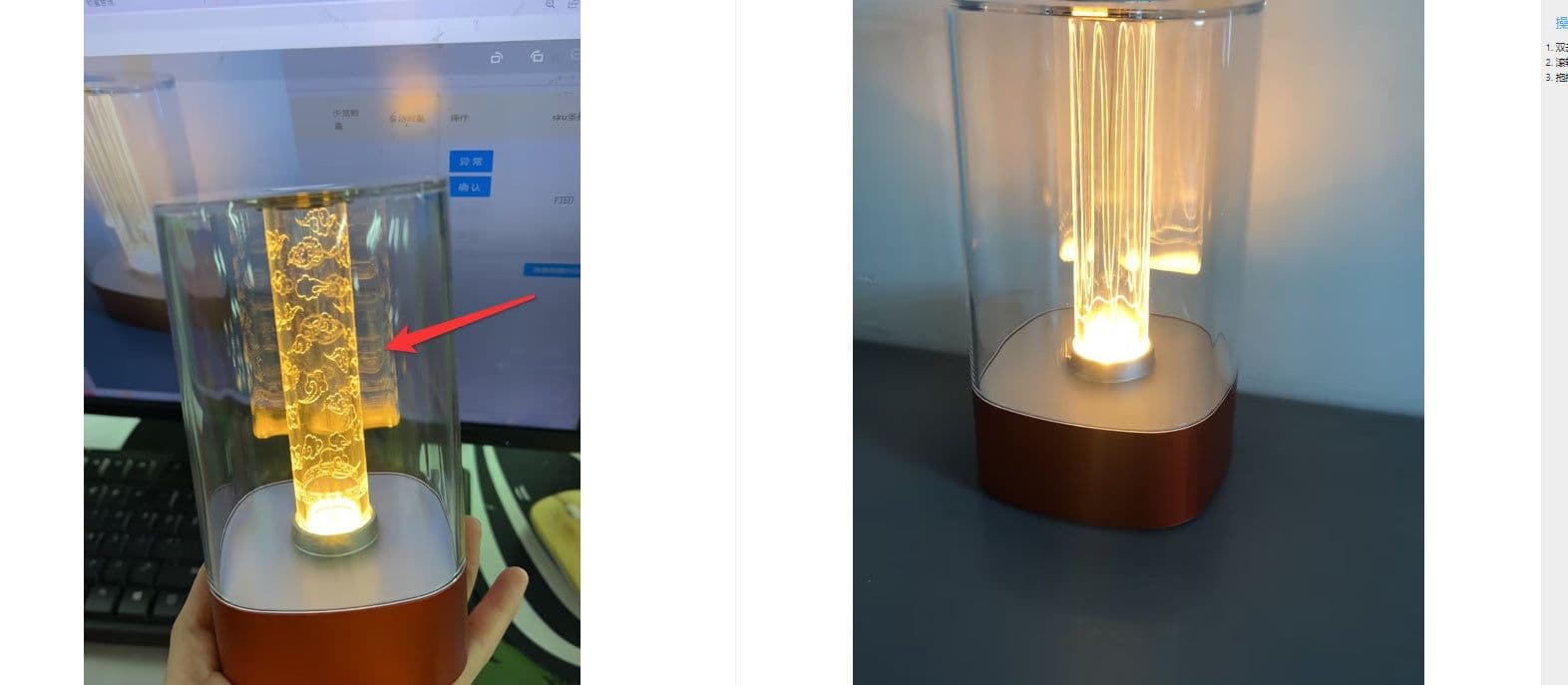 image-New LED Touch Atmosphere Light USB Charging Eye Protection Bedside Bedroom Lamp Bar Restaurant Garden Decoration Night Light Home Decor